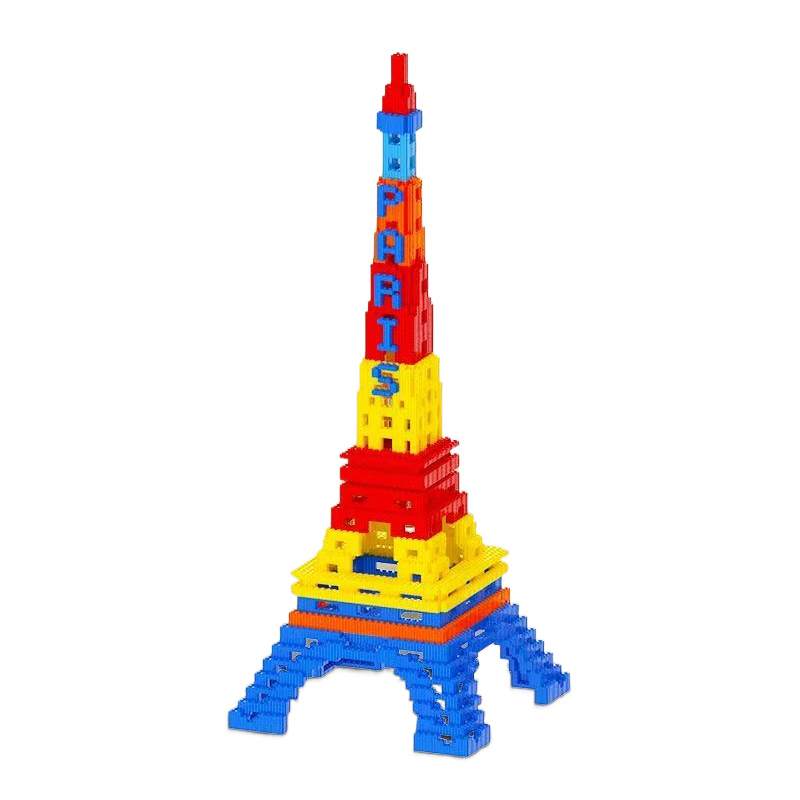 Famous architectural building block set