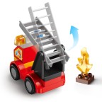 Fire station creative building block set