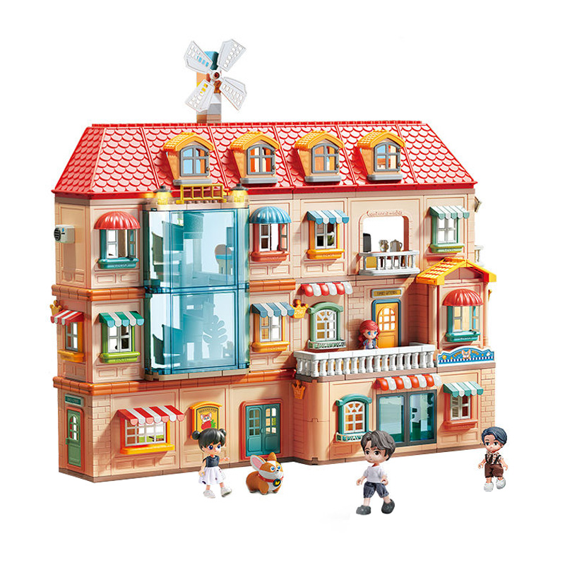 Luxury Villa Creative Building Block Set