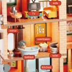 Luxury Villa Creative Building Block Set