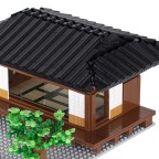 Anime-style Japanese garden themed meeting room building blocks