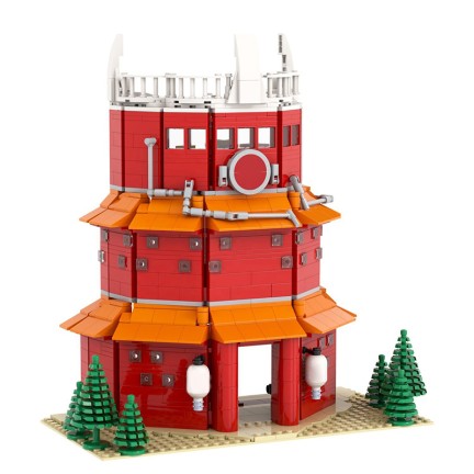 Miniature building creative building block set
