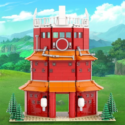 Miniature building creative building block set