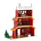 Miniature building creative building block set