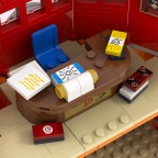 Miniature building creative building block set