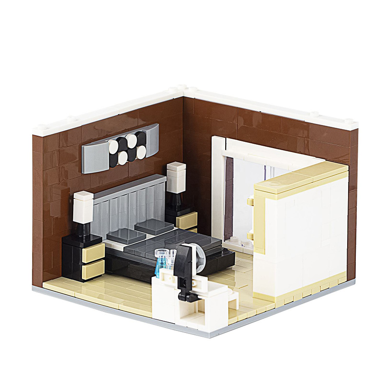 City Bedroom Furnishing Building Blocks