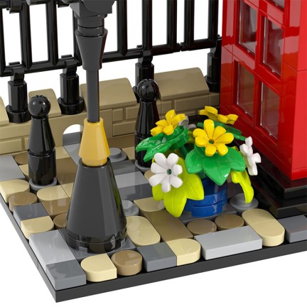 City Exploration London Telephone Booth Mini Building Blocks