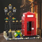 City Exploration London Telephone Booth Mini Building Blocks