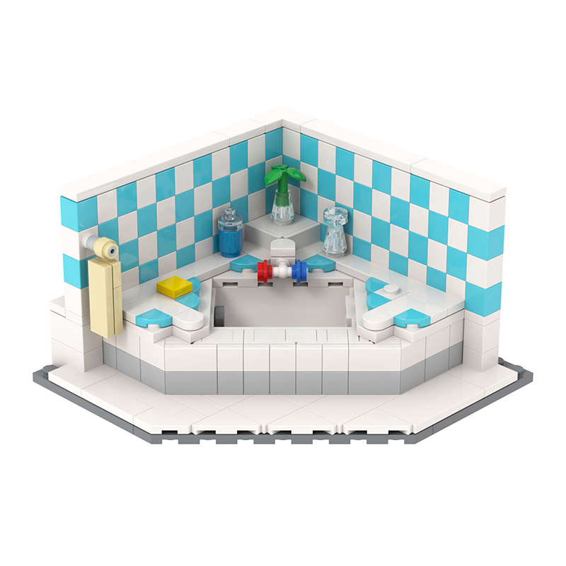 Nutcracker-themed bathroom building blocks