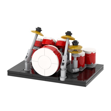 Drum-themed building block set for children