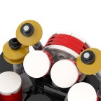 Drum-themed building block set for children