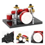 Drum-themed building block set for children