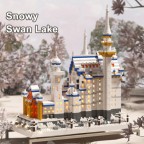 Swan Lake Castle Creative Building Block Set