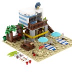 Surfer's Beach Hut Building Blocks