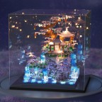 Moon Palace Floral Decoration Miniature Building Blocks