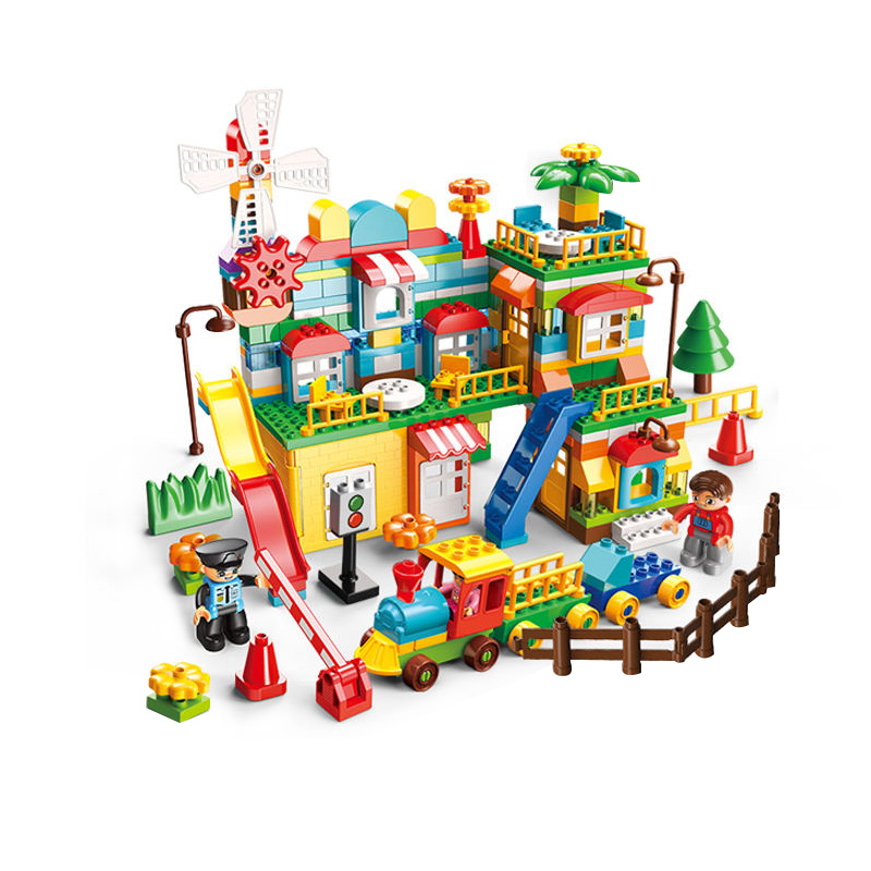 Windmill Landscape Miniature Building Block Assembly Set