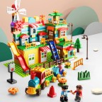 Windmill Landscape Miniature Building Block Assembly Set