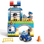 Miniature Train Station Creative Building Block Set