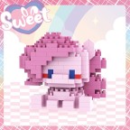 Miniature pony model building block set