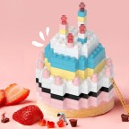 Micro-particle creative cake building blocks