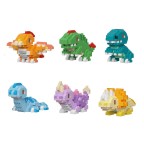Cute cartoon dinosaur diamond particle building blocks