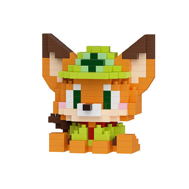 Intelligent and fun miniature cartoon building blocks