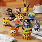 Intelligent and fun miniature cartoon building blocks