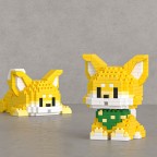 Micro-particle simulation pet dog building blocks