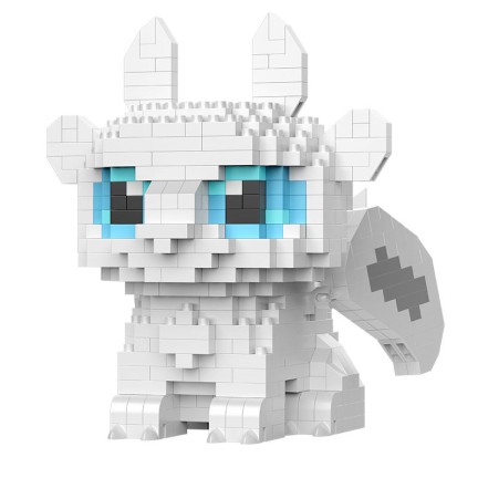 Halloween cartoon dragon miniature building blocks