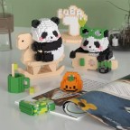 Giant Panda Cartoon Micro Building Blocks