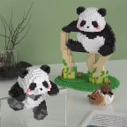 Giant Panda Cartoon Micro Building Blocks
