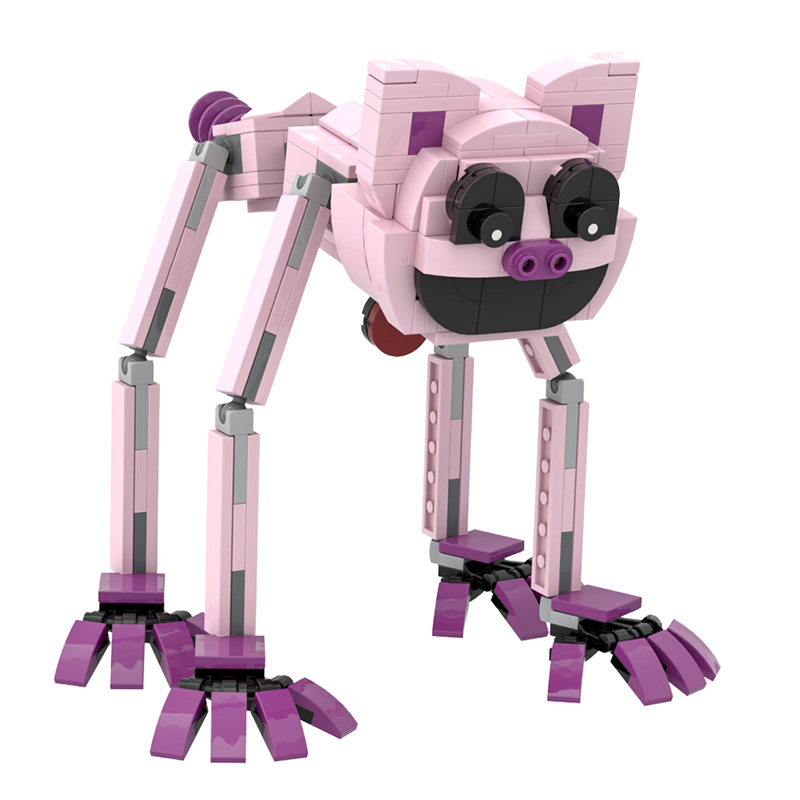 Large plastic reptile building blocks