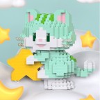 Cute mini-bead DIY building block assembly set