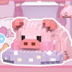 Piggy Diary Mini Building Blocks DIY Desktop Set