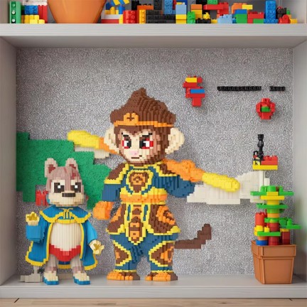 Goku Hero Series Articulated Building Blocks