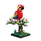 Cute pet bird micro building blocks