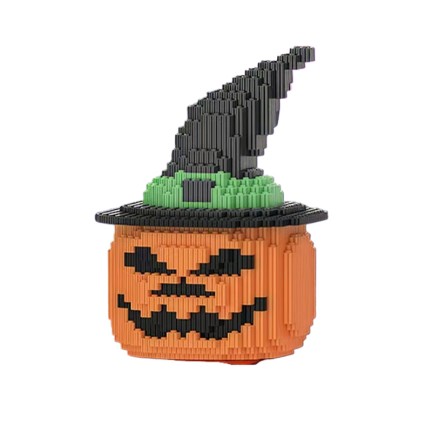 Halloween Pumpkin Lantern DIY Building Blocks