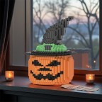Halloween Pumpkin Lantern DIY Building Blocks