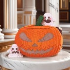 Creative Halloween Pumpkin Lantern Building Blocks