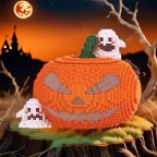Creative Halloween Pumpkin Lantern Building Blocks