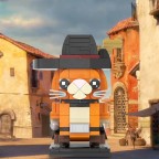 Creative brick cat mini-figure building blocks