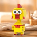 Screaming Chicken-shaped Educational Building Blocks