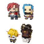 Anime character building blocks