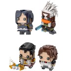 Anime character building blocks