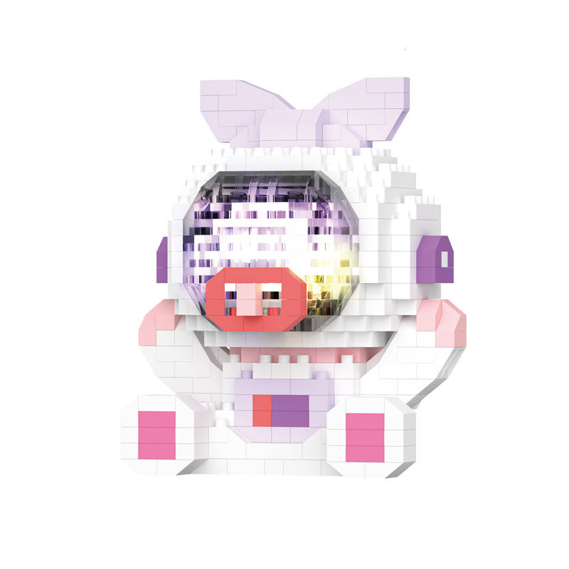 Interstellar Exploration Luminous Astronaut Building Blocks