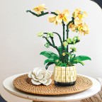 Orchid Artificial Plant Building Block Set