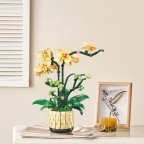 Orchid Artificial Plant Building Block Set