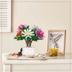 Chrysanthemum potted plant building block set