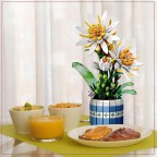 Whimsical Flower and Plant Building Block Set