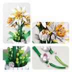 Whimsical Flower and Plant Building Block Set